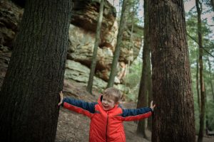 Family photography in Hocking Hills Ohio