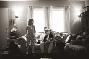 real life family photography in your home