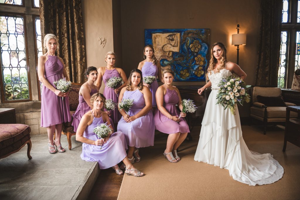 bridesmaids at Zenner House wedding