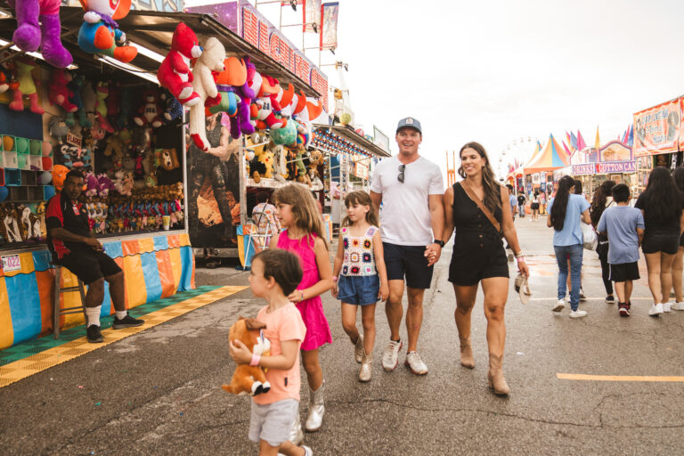 Documentary family photography at state fair in columbus