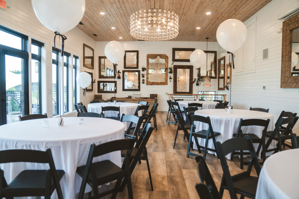 Inside wedding venue in Athens ohio