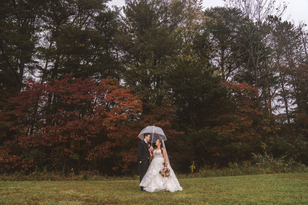 Hocking Hills fall wedding